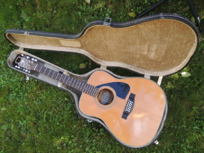 Belle Guitare 12 cordes FOLK YAMAHA FG-420-12 DREADNOUGHT + Vintage CASE 