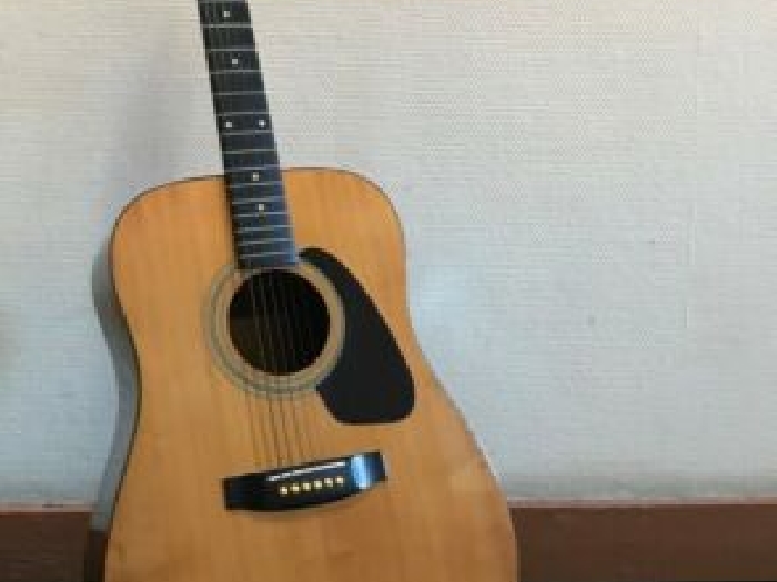 Guitare folk Sylvanez SJ-80 ou 90 vintage / sèche / acoustique + support + accor