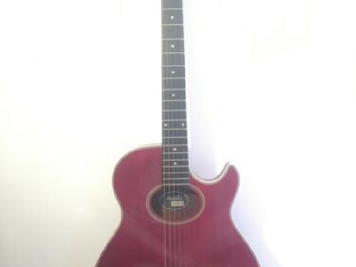 Guitare eléctro-acoustique IBANEZ AE500 Cherry Red 1990