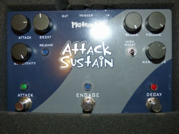 PIGTRONIX ASDR Attack Sustain Compressor Pedal pour Guitare Electrique Mythique!
