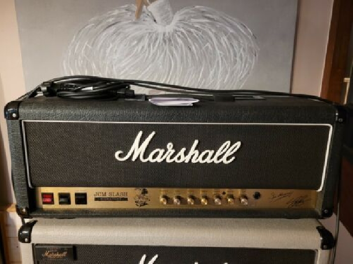 Marshall JCM Slash Signature 2555SL 2-Channel 100-Watt Guitar Amp Head - jubilee