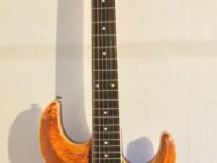 Guitare électrique solid body luthier Camb type Pensa Suhr