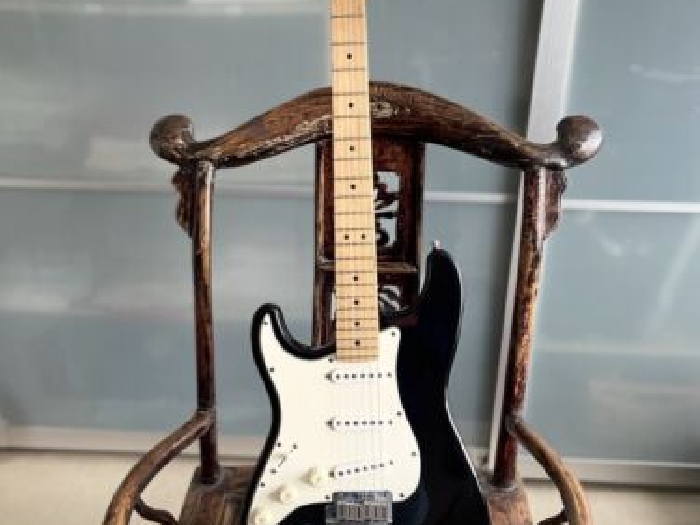 Fender Stratocaster USA 1995 Lefty Left Black All Original