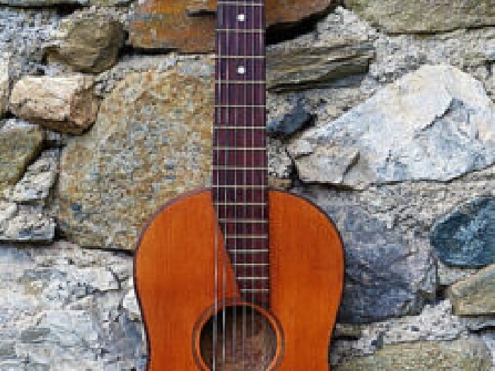 Guitare ancienne Parlor 3 / 4 cordes acier