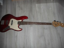 Squier By Fender Affinity P/ J 4 St.Guitare Basse Électrique Racer Rouge Défaut