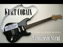 Kurt Cobain Vandalism Strat Fender SQUIER Clean guitar **On command** No relic