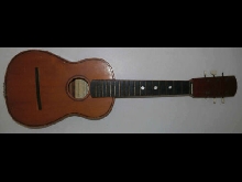 Rare ancienne petite guitare de luthier « S. Prestigiacomo »