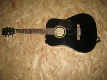 Guitare Acoustique Folk  de voyage Taille 3/4  avec housse