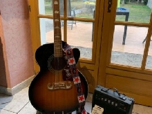 guitare electro acoustique epiphone en acajou massif