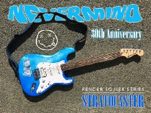 NEVERMIND 30th Anniversary HSS Strat Kurt Cobain Guitar Stratocaster Relic ART