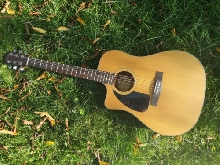 Guitare gaucher : FENDER CD 100CE Natural V2