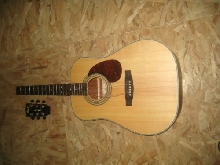 GUITARE CORT EARTH 70 NATURAL OPEN PORES   .TETES CASSEE A RECOLLER PAR LUTHIER)