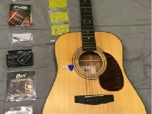 Guitare CORT EARTH 60 NS avec housse et accessoires