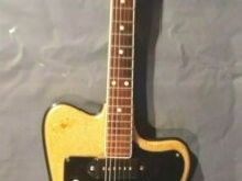 Guitare ancienne CRUCIANELLI  Elite  20 v gold sparkle  années 60