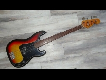 1976 Fender Precision Bass Fretless USA Sunburst 