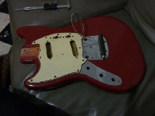 Fender Mustang 1965 or 1966 Lefty Left handed Gaucher body & parts USA Made RARE