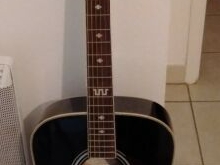 Guitare acoustique - marque Elypse, noire 