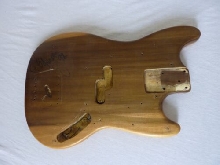 Fender Mustang Bass Body 1971 or 72, Signed by Ted Nugent in 1992