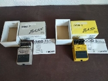 Lot PEDALE BOSS OVERDRIVE BASS ODB-3 Equalizer Geb-7 made in  TAIWAN liv offerte