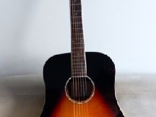Guitare acoustique (folk), couleur Sunburst, 6 cordes, Bon état 