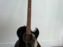 Guitare electro accoustique noire Fender J5 signature